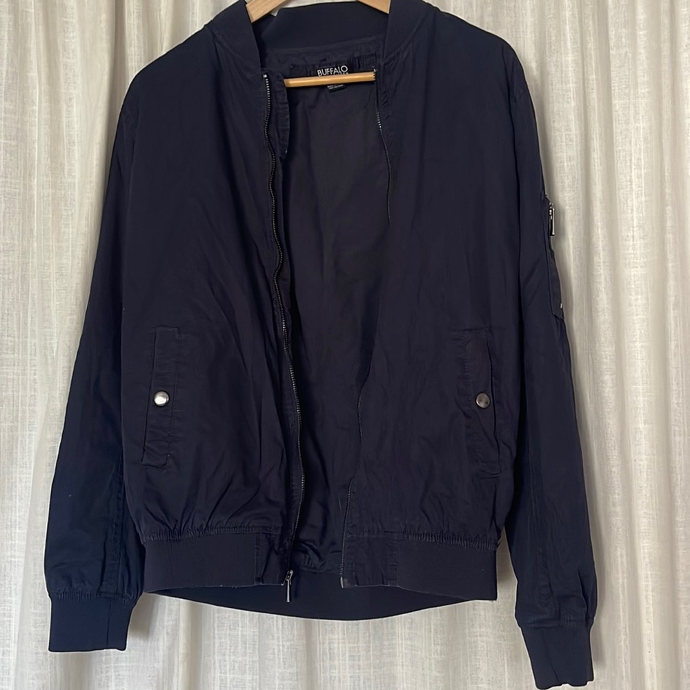 Navy Bomber Jacket